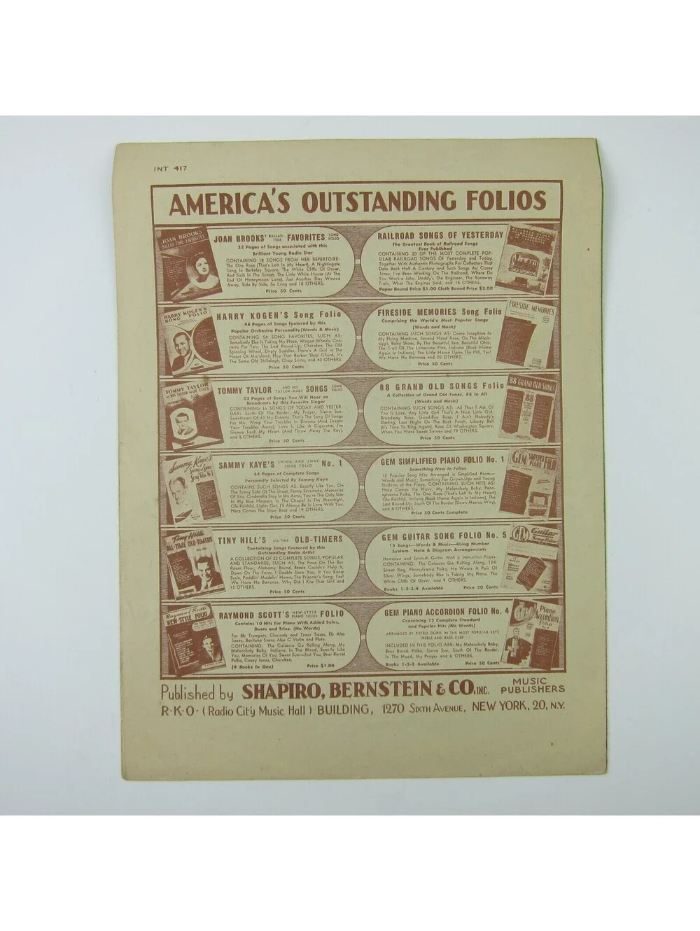 Sheet Music Sweetheart Of All My Dreams Spencer Tracy Thirty Seconds Over Tokyo